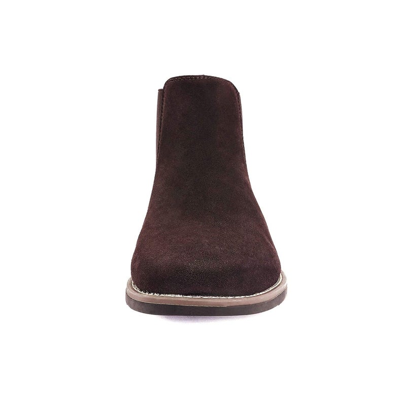 Bruno Marc Men's Suede Leather Chelsea Ankle Boots,Size 10,Dark/Brown,URBAN-06 - Image 5